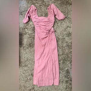 Free People Pink Maxi Dress